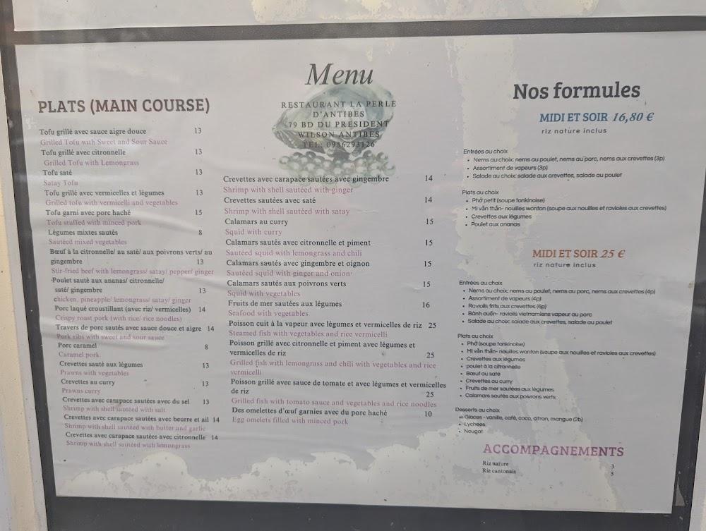Perle d'Antibes - Menu Image 2