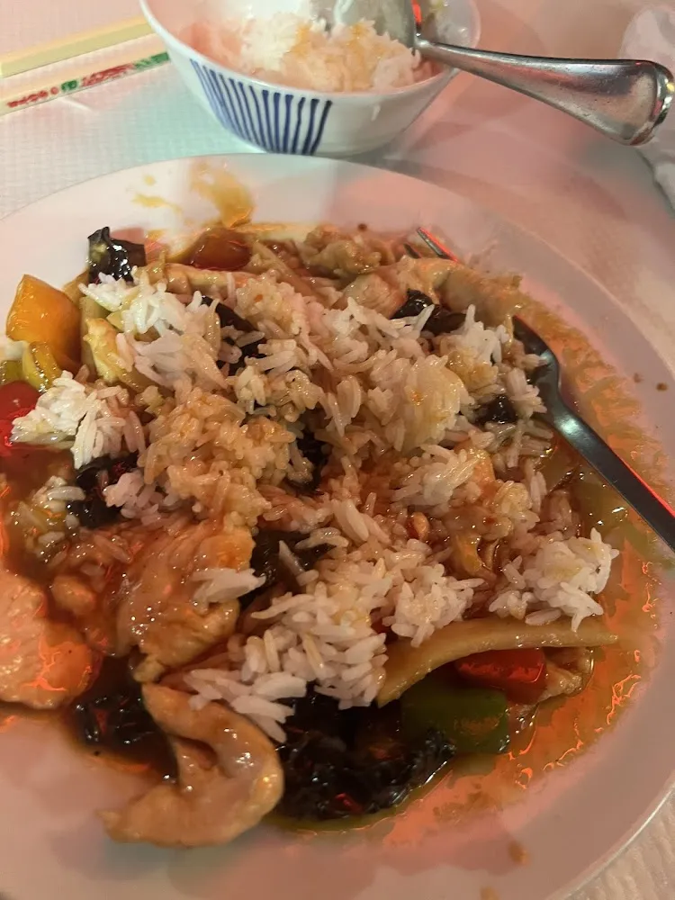 Poulet Bambou Champignons Noir